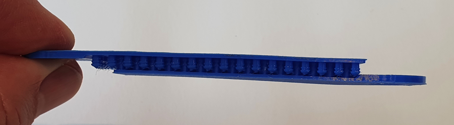 Polyclick fastening system detail.