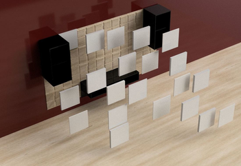 Household category illustration — V-fold wall panels.