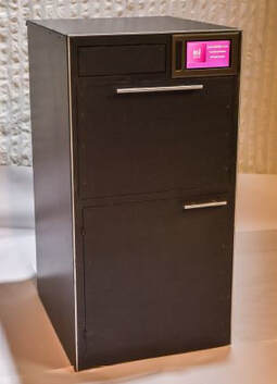 Smartbox automated parcel exchange system.