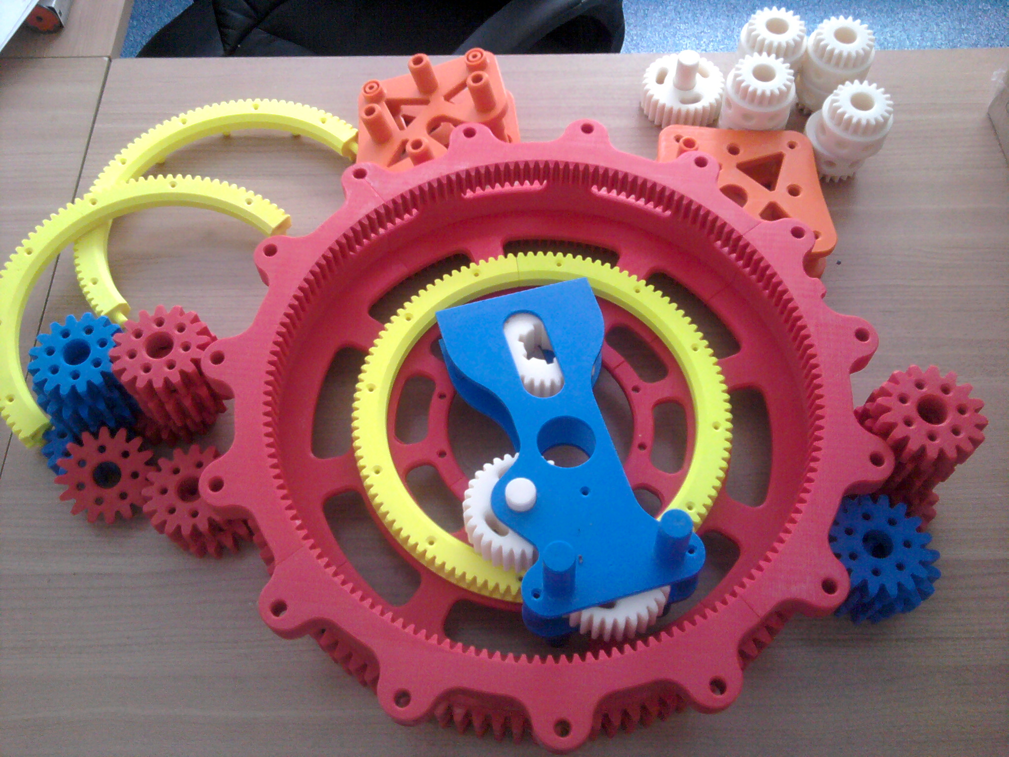 HP-CVT transmission — functional 3D-printed development prototype.